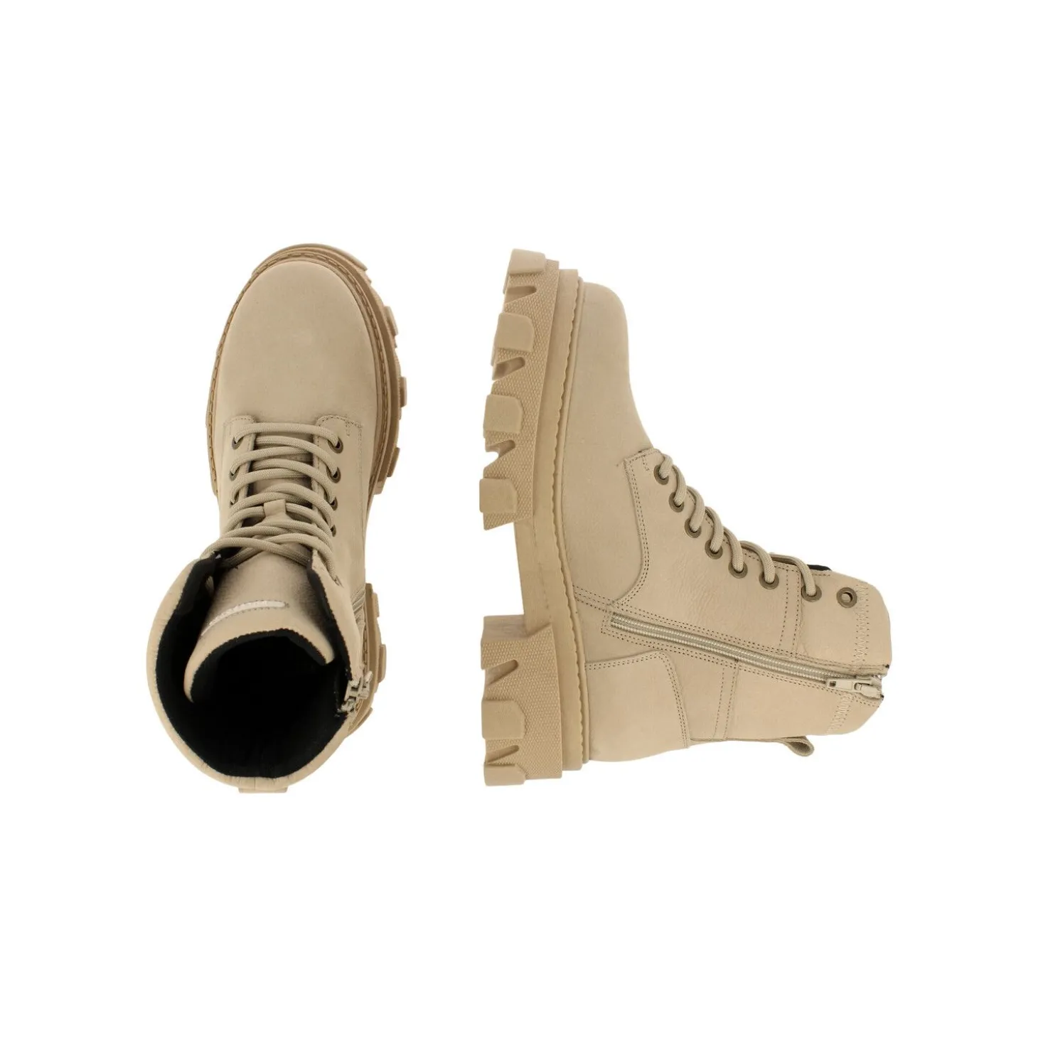 Women Bullboxer Lace Up Boots*Ankle Boots Beige/Taupe 517504E6L_Beigtd