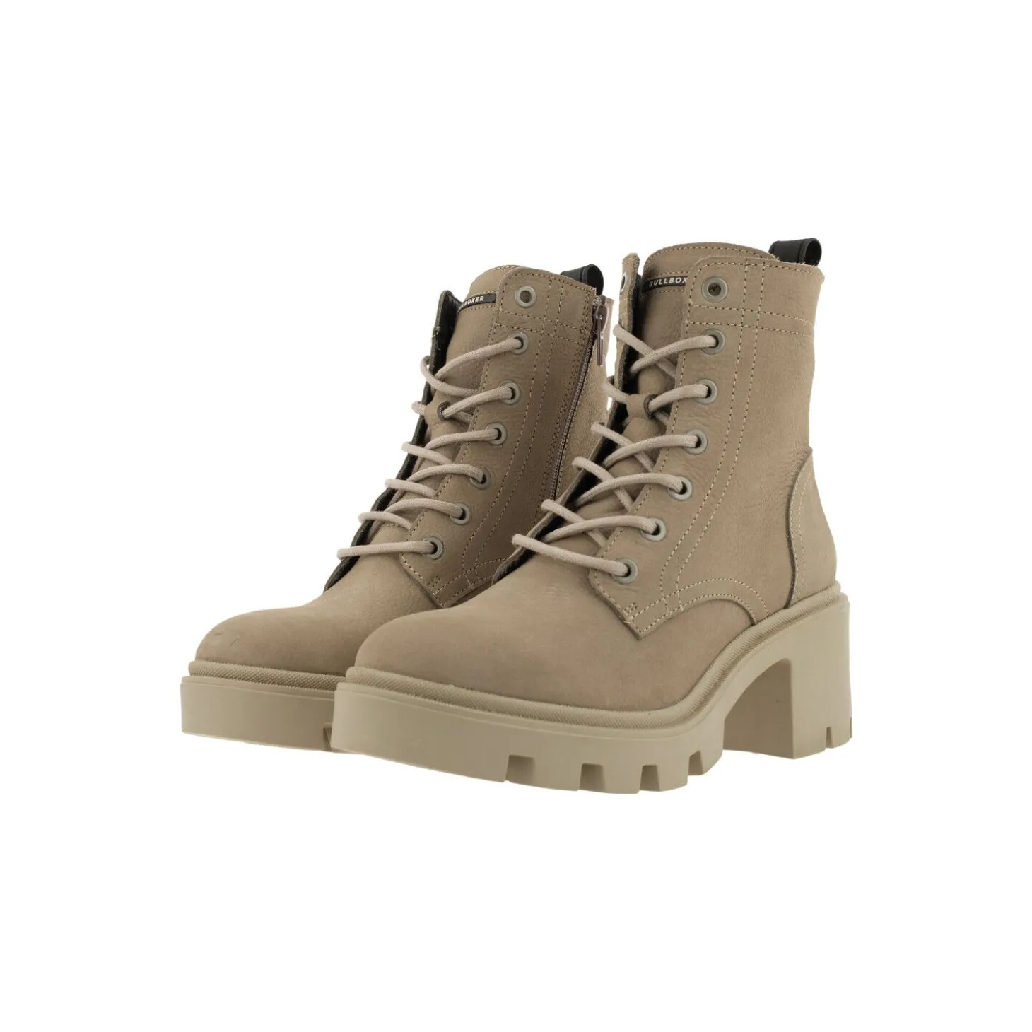 Women Bullboxer High Heel Boots*Ankle Boots Beige/Taupe 612503E6Latauptd