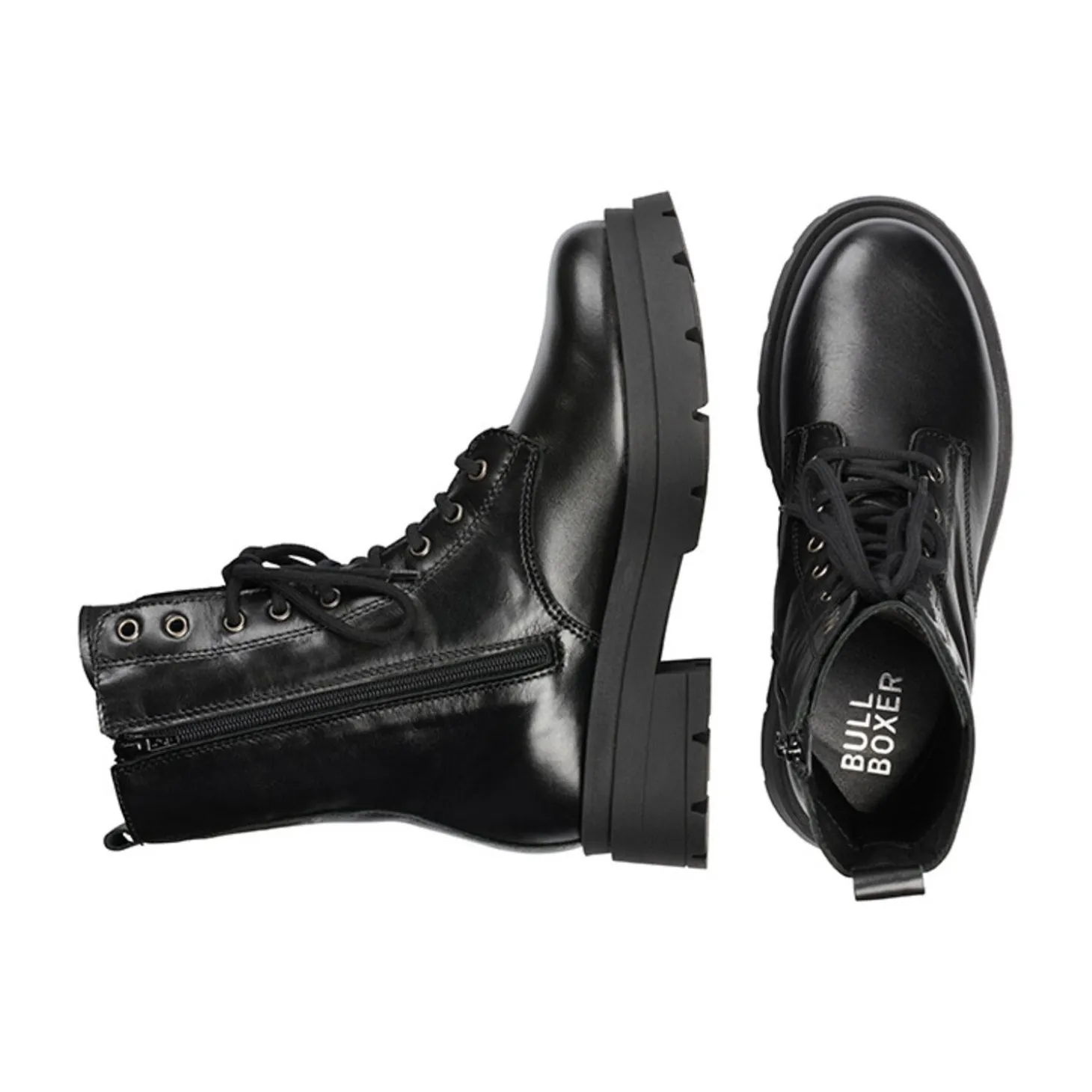 Women Bullboxer Lace Up Boots*Ankle Boots Black 464500E6L_Blcktd