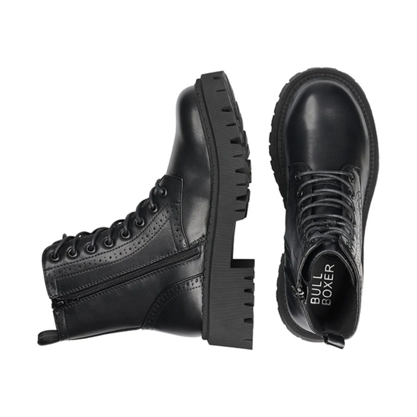 Women Bullboxer Lace Up Boots*Ankle Boots Black 173500F6S_Bkzytd