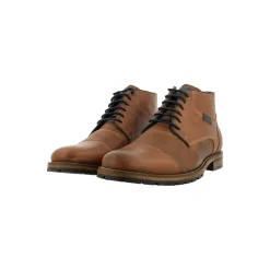 Men Bullboxer Lace Up Boots*Ankle Boots Tan/Cognac 773I56284Blicosu