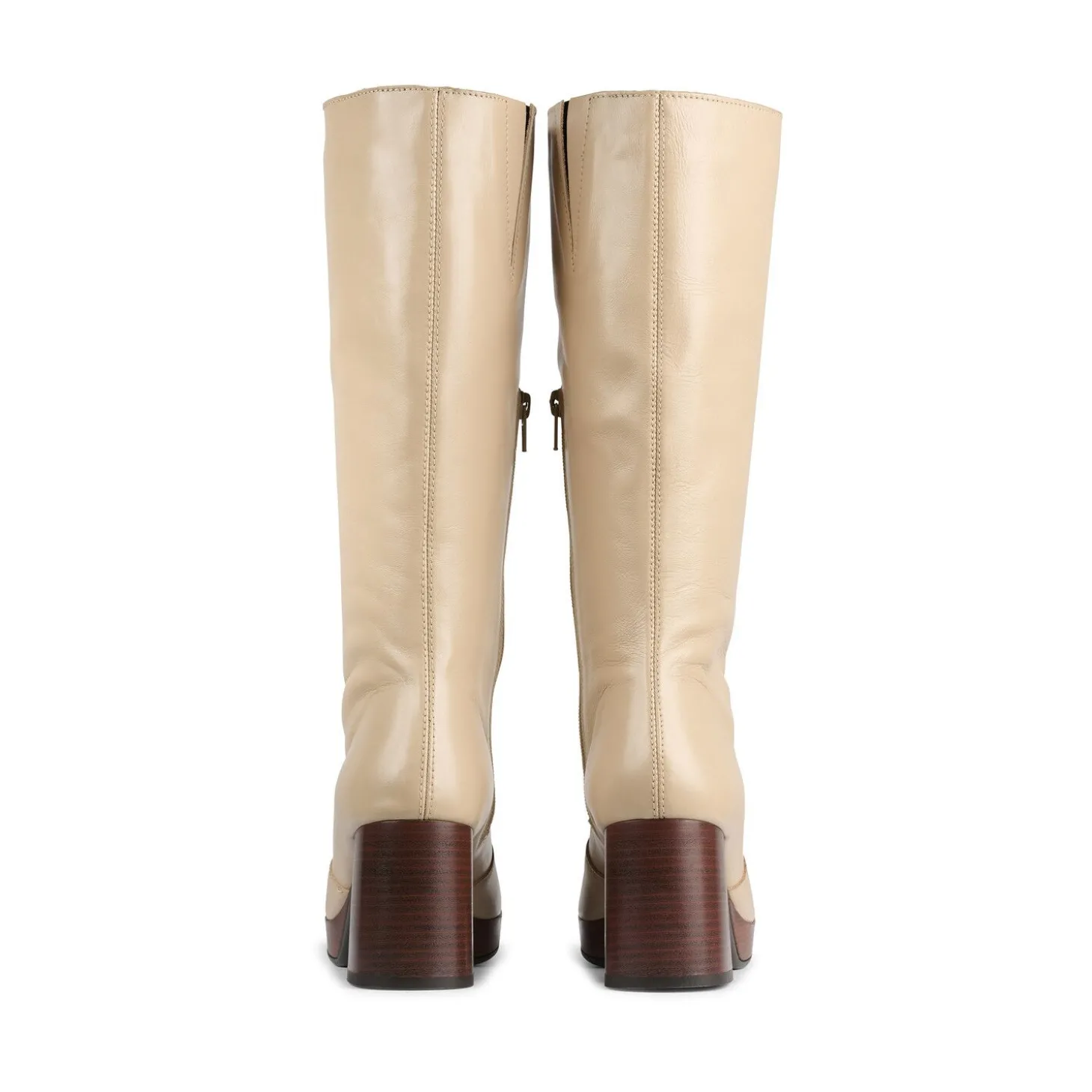 Women Bullboxer High Heel Boots*Boots Beige/Taupe 256502E7L_Beigtd