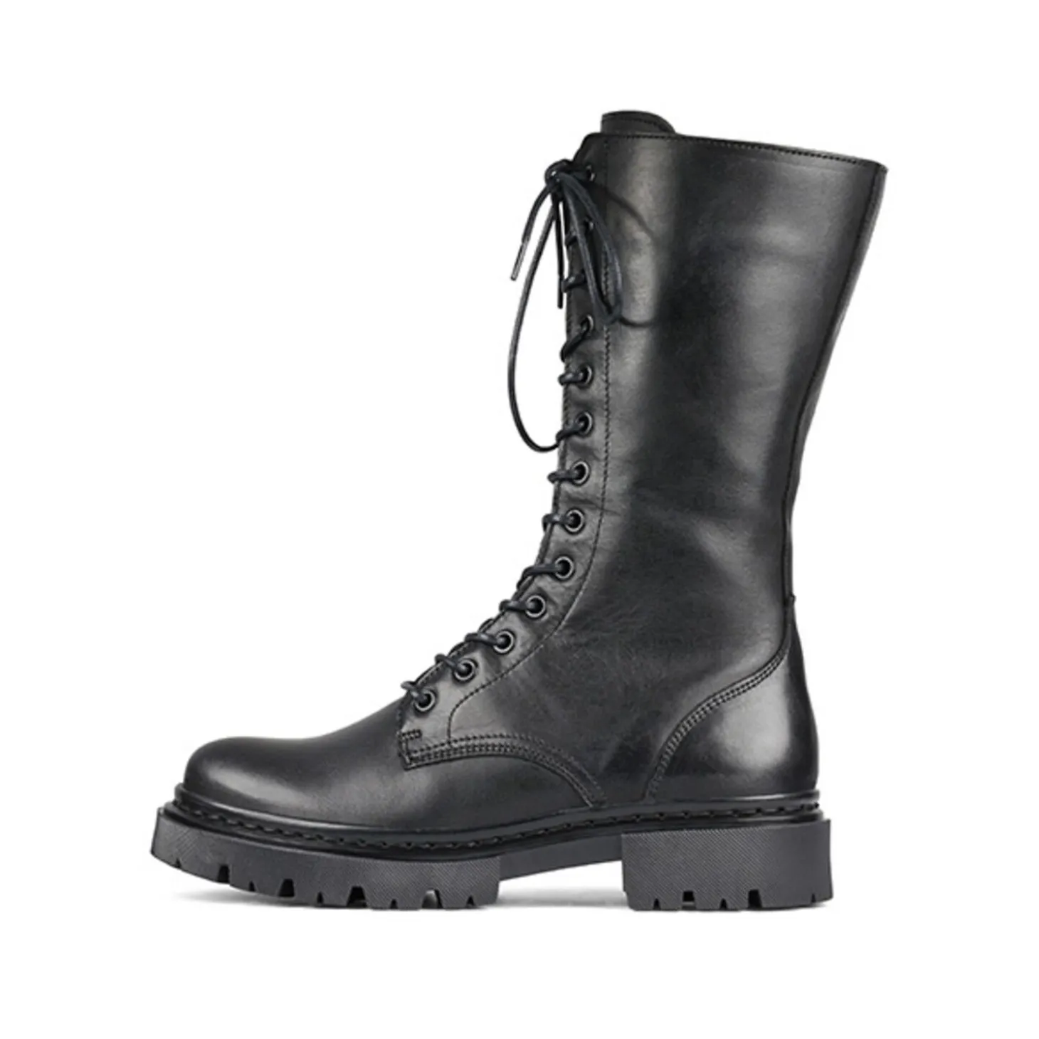 Women Bullboxer Lace Up Boots*Boots Black 610517E7L_Blcktd