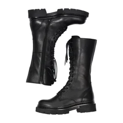 Women Bullboxer Lace Up Boots*Boots Black 610517E7L_Blcktd