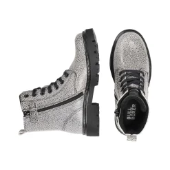 Kids Bullboxer Boots*Boots Black/White Ajs500E6L_Whibkb