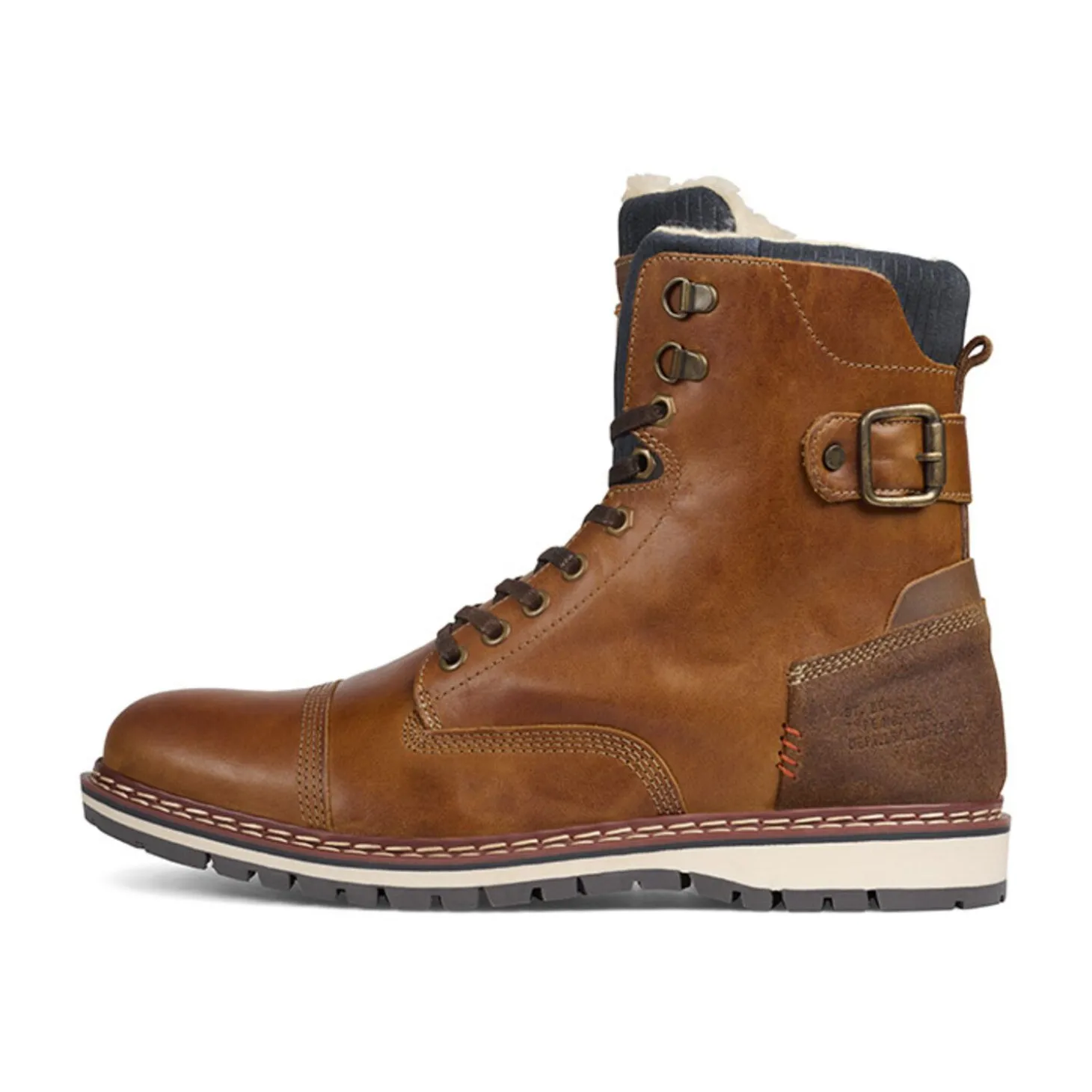Men Bullboxer Lace Up Boots*Boots Cognac 877K85850Atanosu