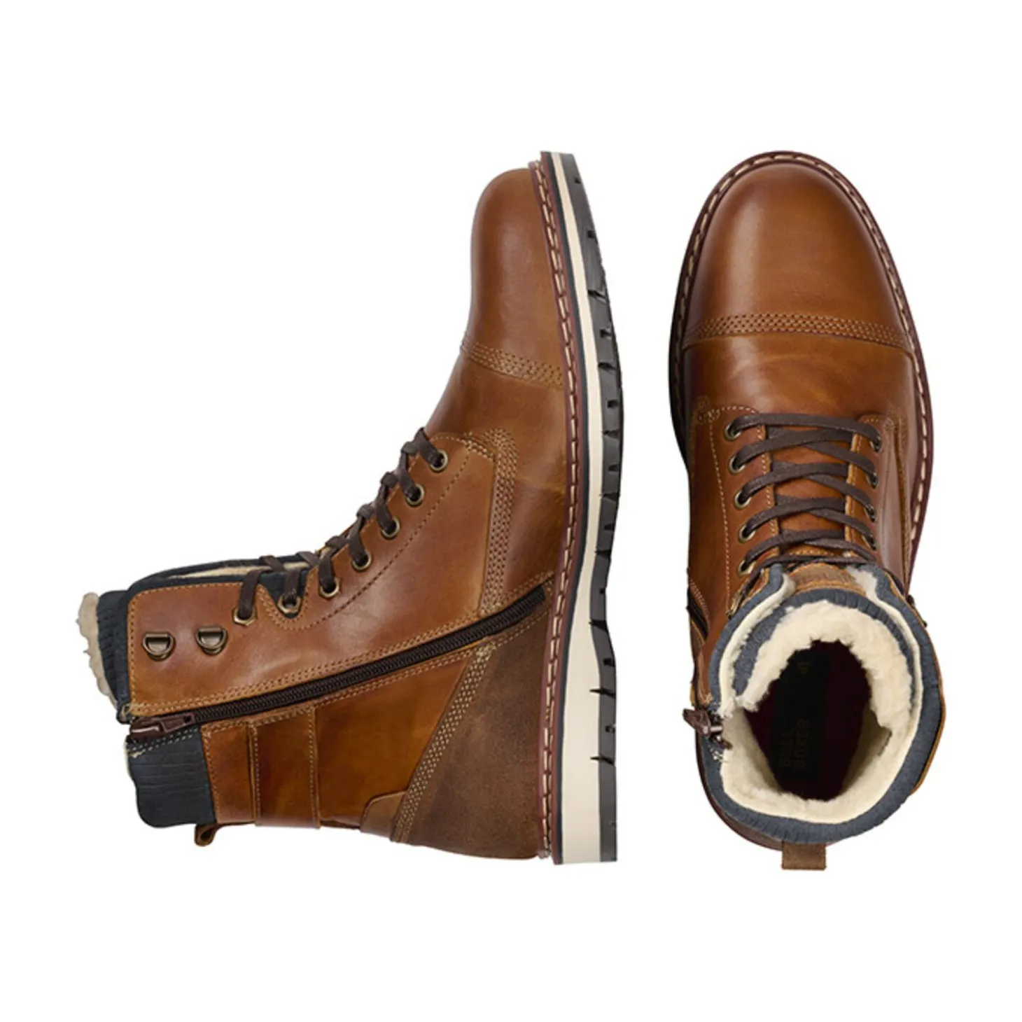 Men Bullboxer Lace Up Boots*Boots Cognac 877K85850Atanosu