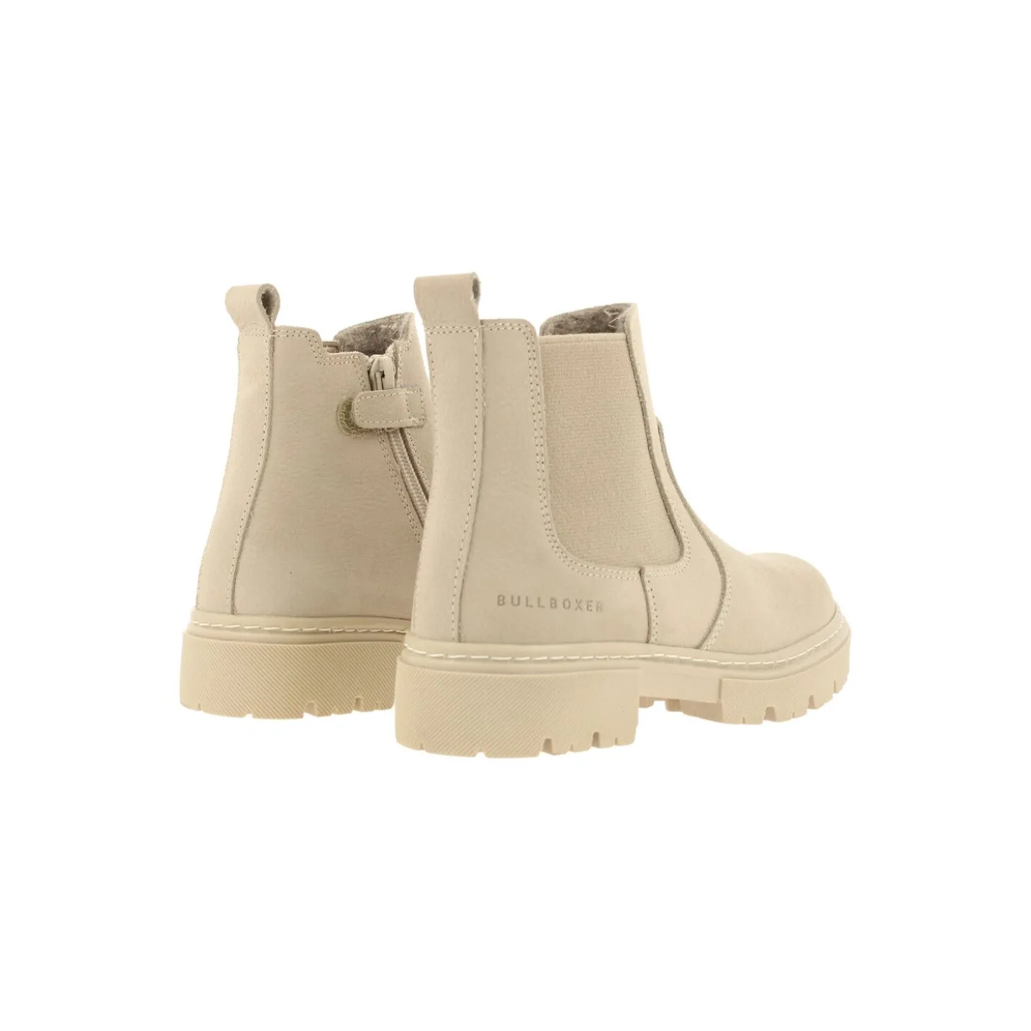 Kids Bullboxer Boots*Chelsea Boots Beige/Taupe Ajs502E6L_Cokikb
