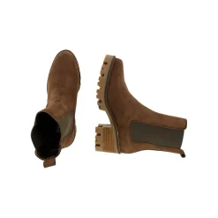 Women Bullboxer High Heel Boots*Chelsea Boots Brown 677501E6L_Brwntd
