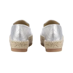 Women Bullboxer Espadrilles*Espadrilles Silver 155016F4S_Slvrtd