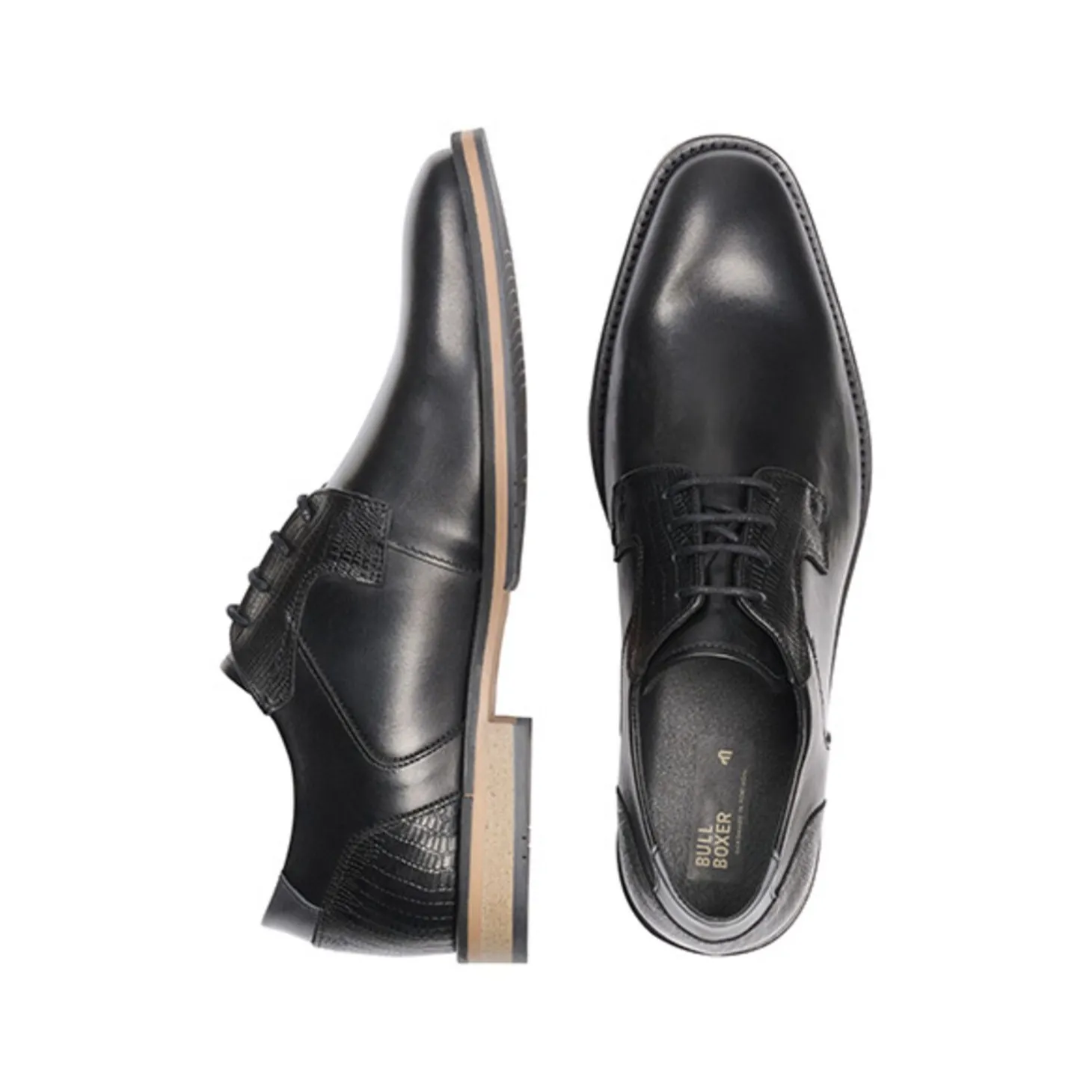 Men Bullboxer Classic Lace Ups*Lace Up Black 663K21008A2495Su
