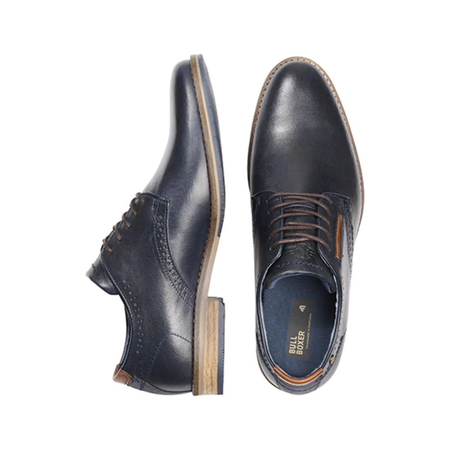 Men Bullboxer Classic Lace Ups*Lace Up Black/Brown 773K25263Bp292Su