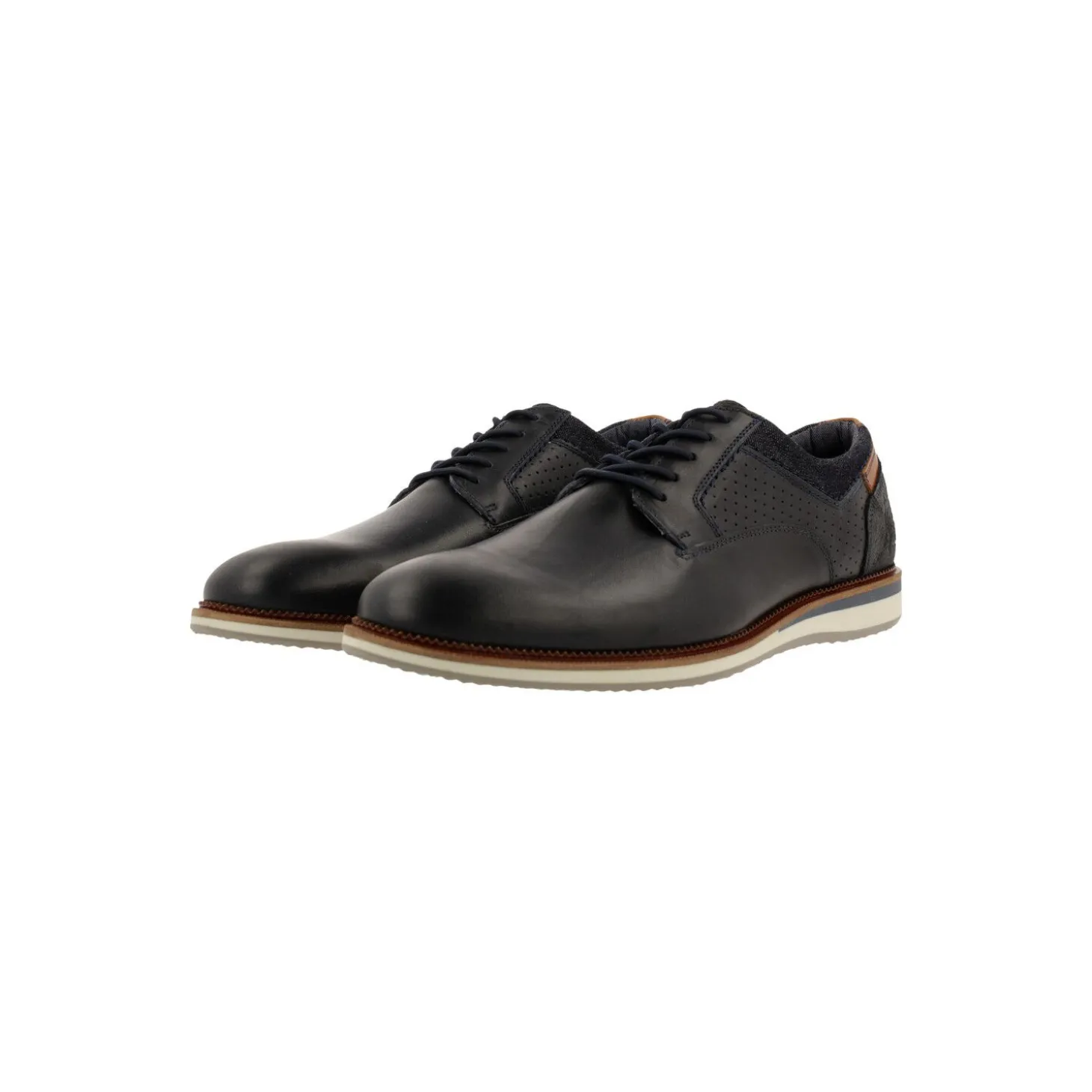 Men Bullboxer Classic Lace Ups*Lace-Up Blue 633K26865Ap292Su