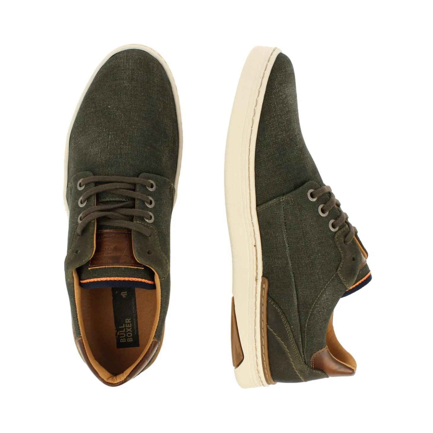 Men Bullboxer Sporty Lace Ups*Lace-Up Green 887P21811Akacgsu