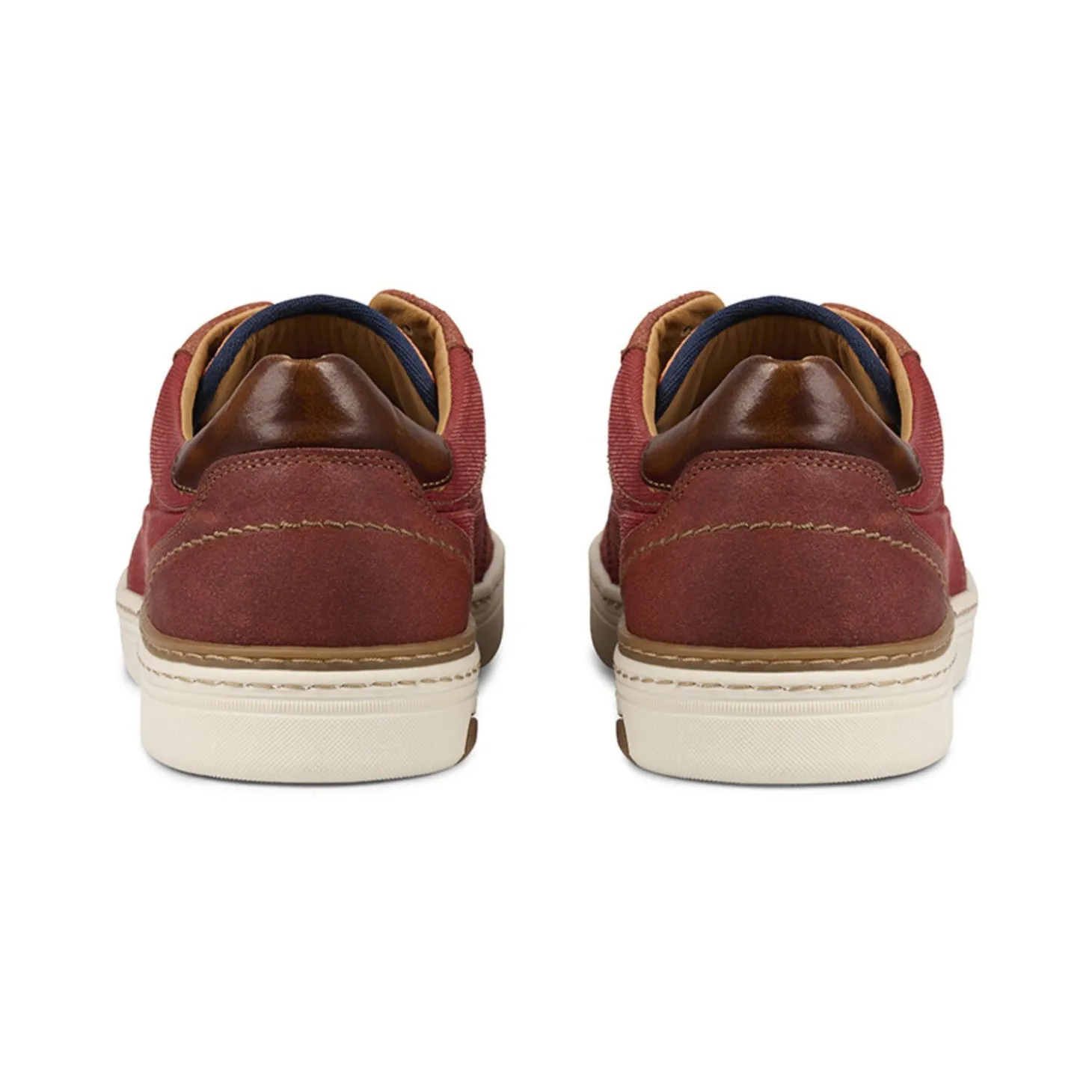 Men Bullboxer Sporty Lace Ups*Lace-Up Red 887P21811Abricsu
