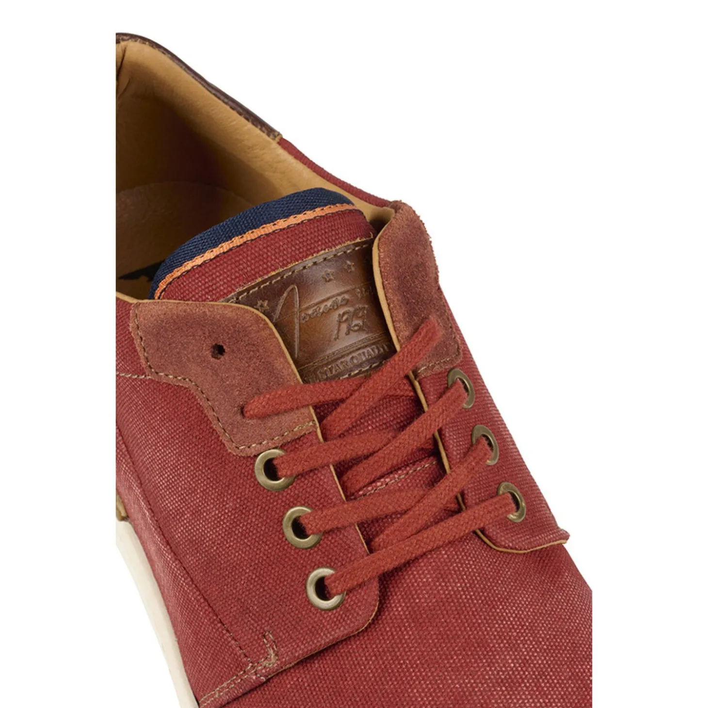 Men Bullboxer Sporty Lace Ups*Lace-Up Red 887P21811Abricsu