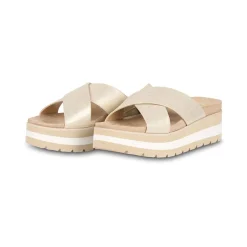 Women Bullboxer Heeled Mules*Mules Beige 078036F2S_Pltntd