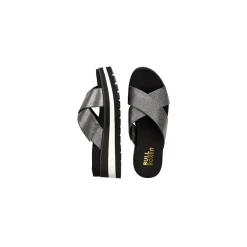 Women Bullboxer Heeled Mules*Mules Black/Silver 078036F2S_Bkbktd