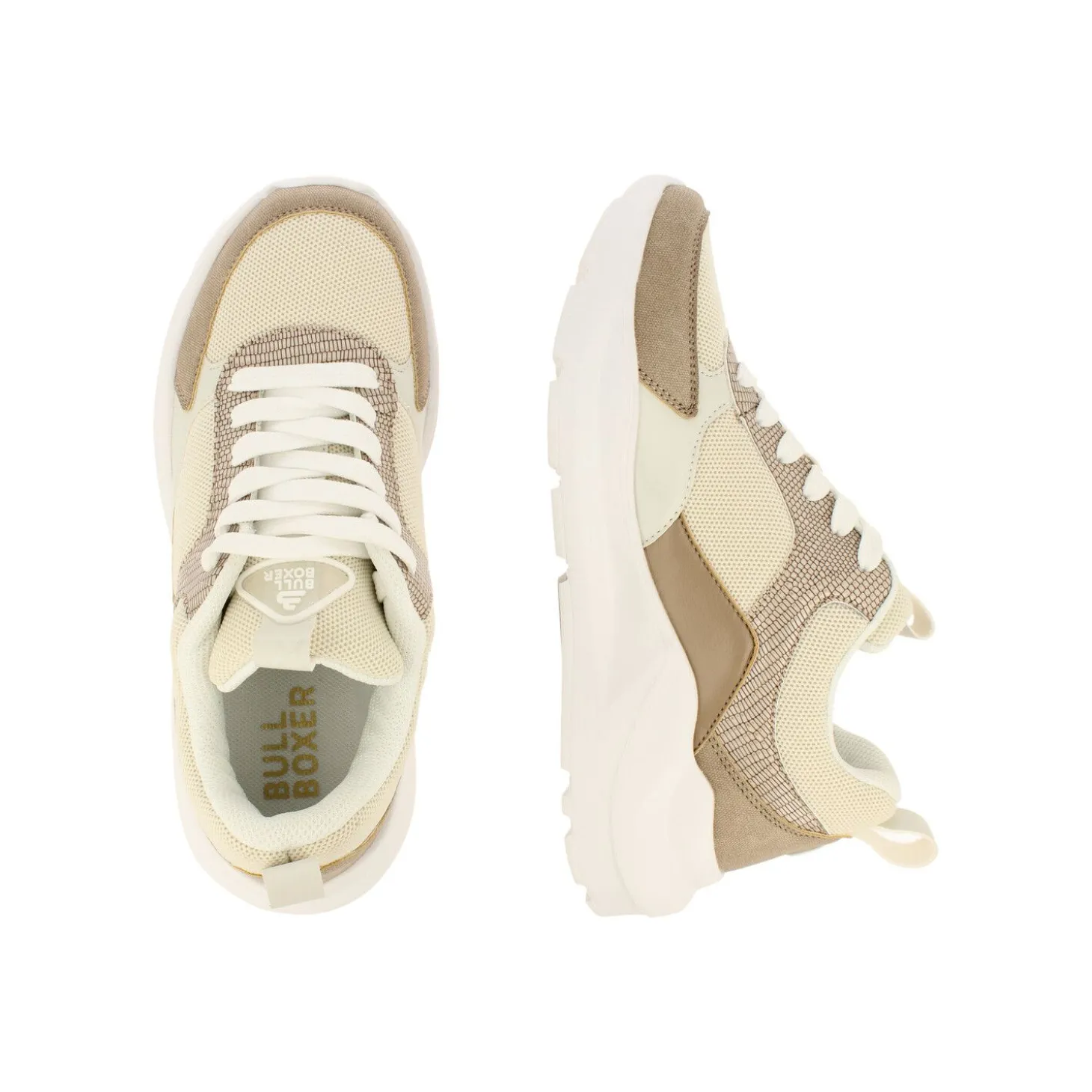 Women Bullboxer Sneaker Low*Sneaker Beige 158003F5S_Mubetd