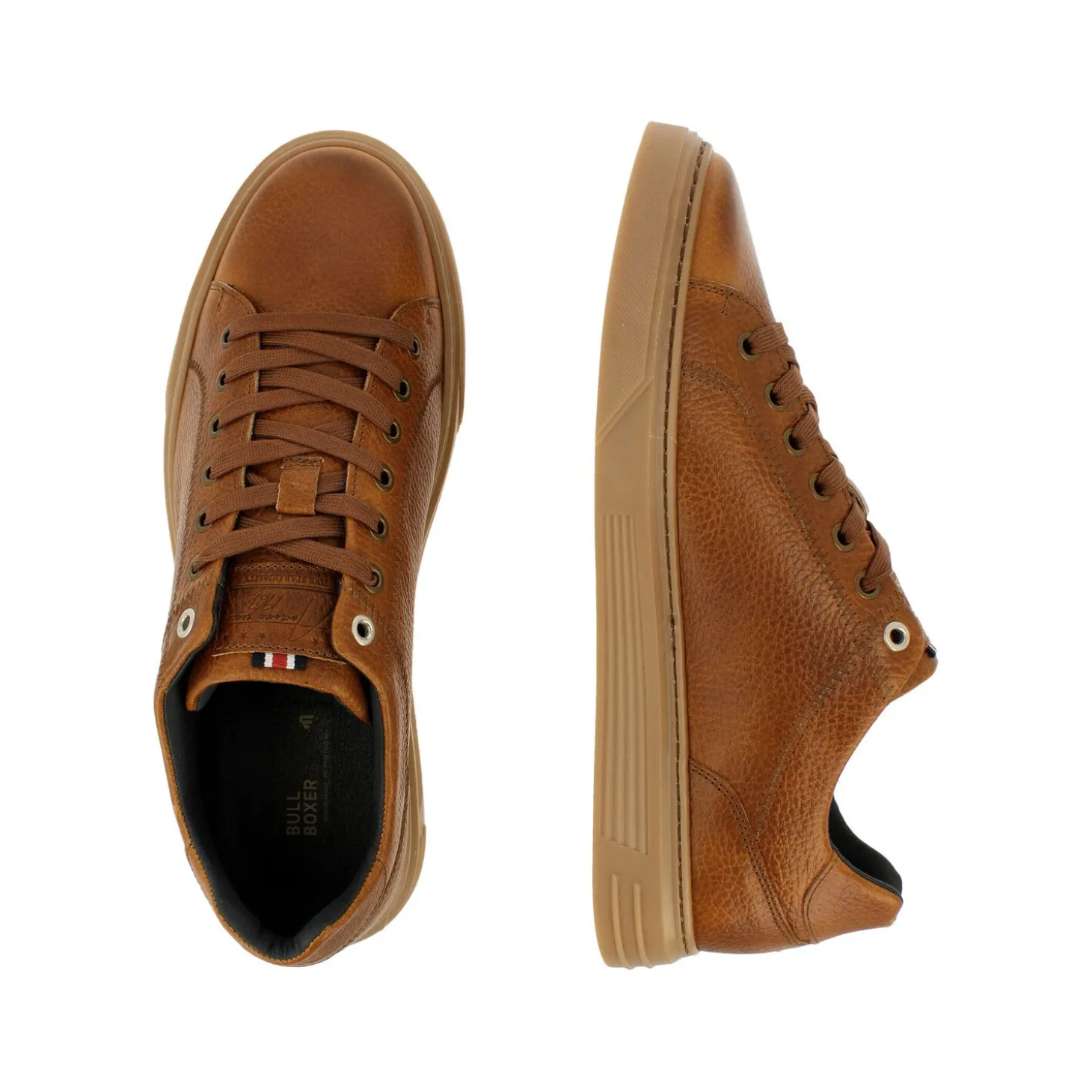 Men Bullboxer Sneaker Low*Sneaker Tan/Cognac 213K26611Fp718Su