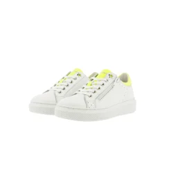 Kids Bullboxer Sneakers*Sneaker White Yellow Alg000E5L_Wyllkb