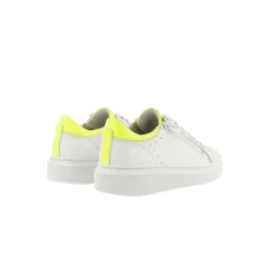 Kids Bullboxer Sneakers*Sneaker White Yellow Alg000E5L_Wyllkb