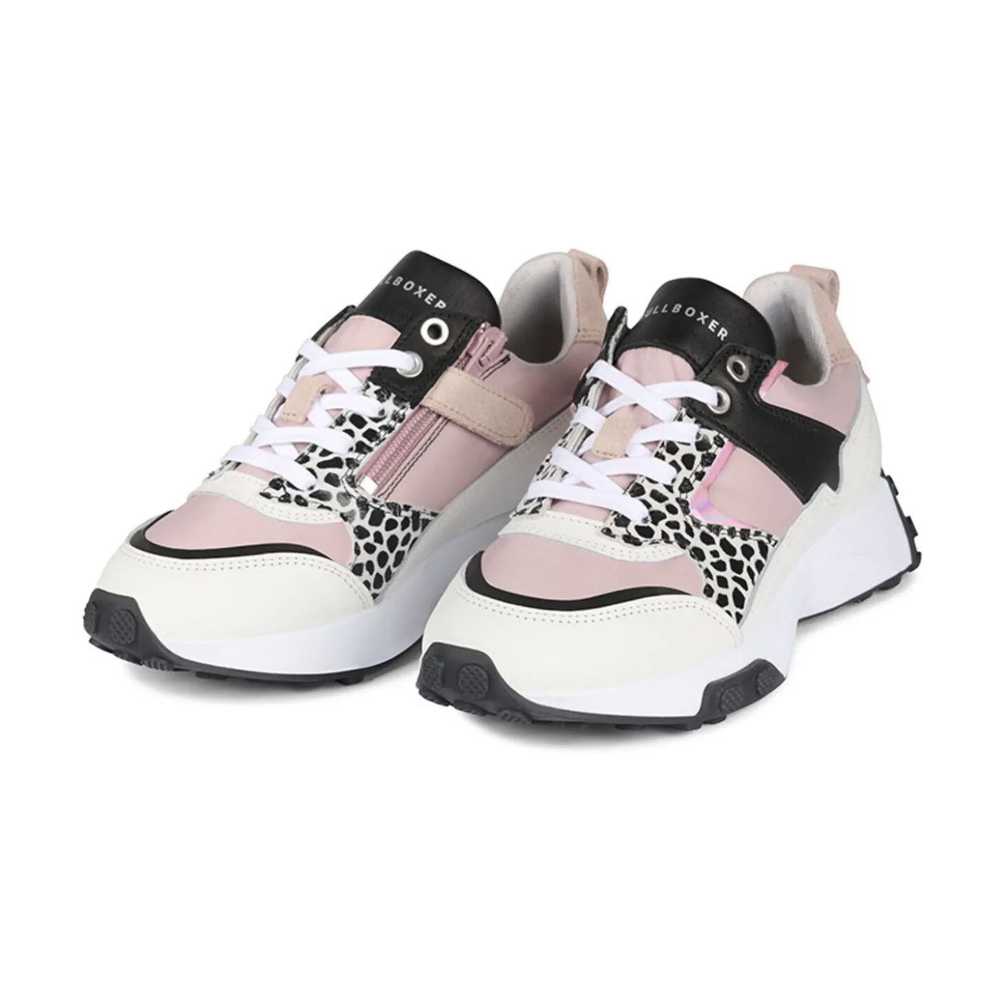 Kids Bullboxer Sneakers*Sneaker White-Pink Atp001E5L_Whpkkb