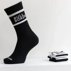Women Bullboxer Socks*Socks Women Black/White 2-Pack
