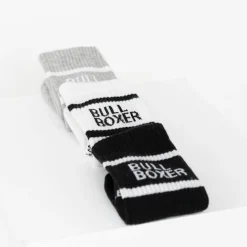 Women Bullboxer Socks*Socks Women White/Black/Grey 3-Pack