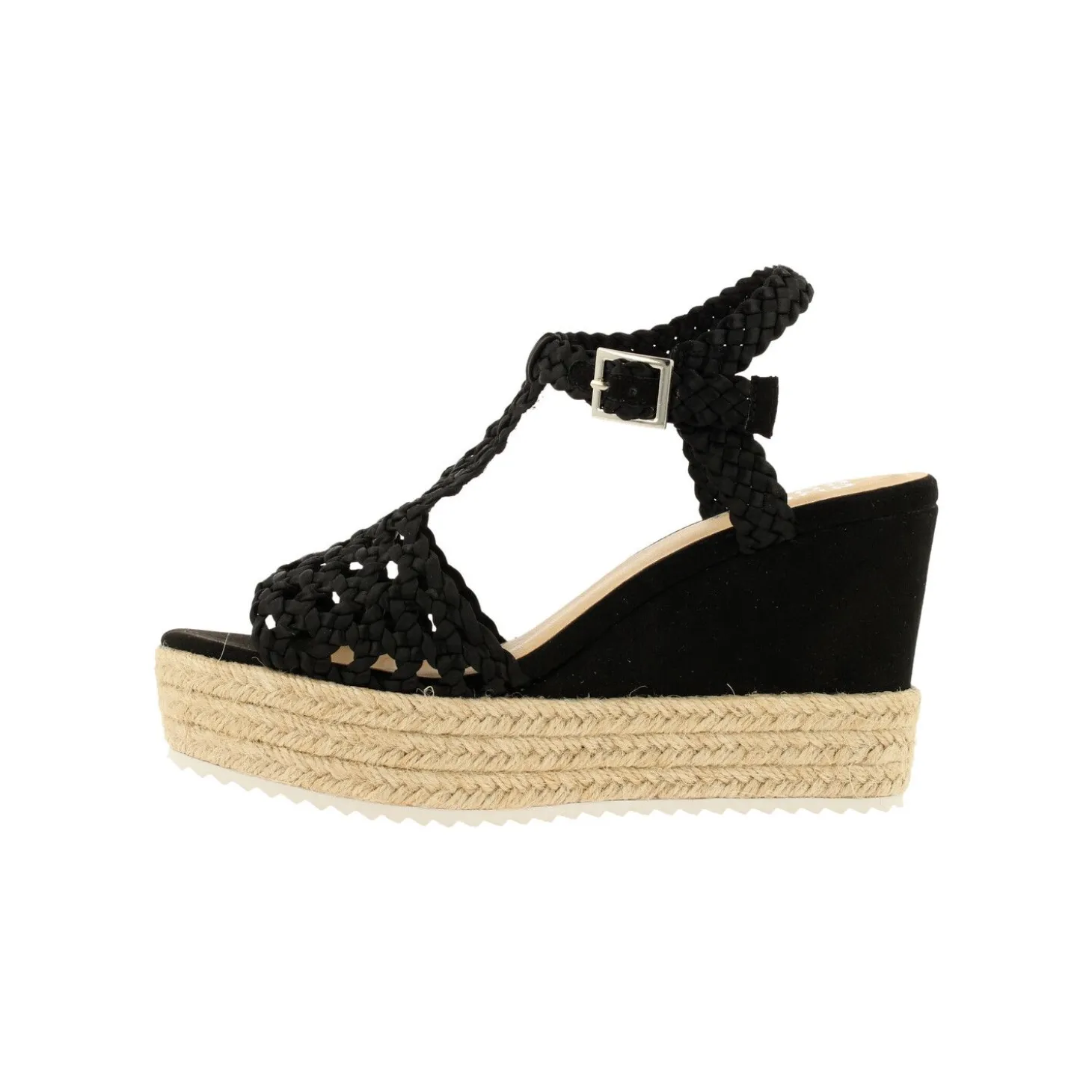 Women Bullboxer Wedge Pumps*Wedge Sandal Black 195034F2T_Bksttd