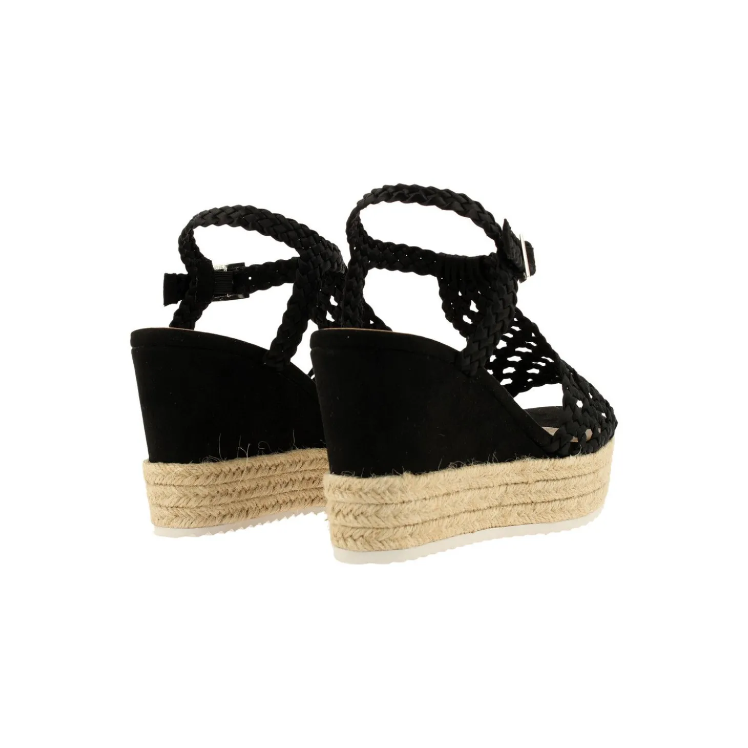 Women Bullboxer Wedge Pumps*Wedge Sandal Black 195034F2T_Bksttd
