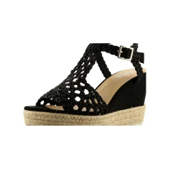 Women Bullboxer Wedge Pumps*Wedge Sandal Black 195034F2T_Bksttd