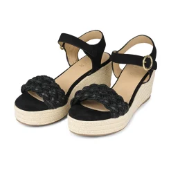 Women Bullboxer Wedge Pumps*Wedge Sandal Black 268011F2T_Blcktd