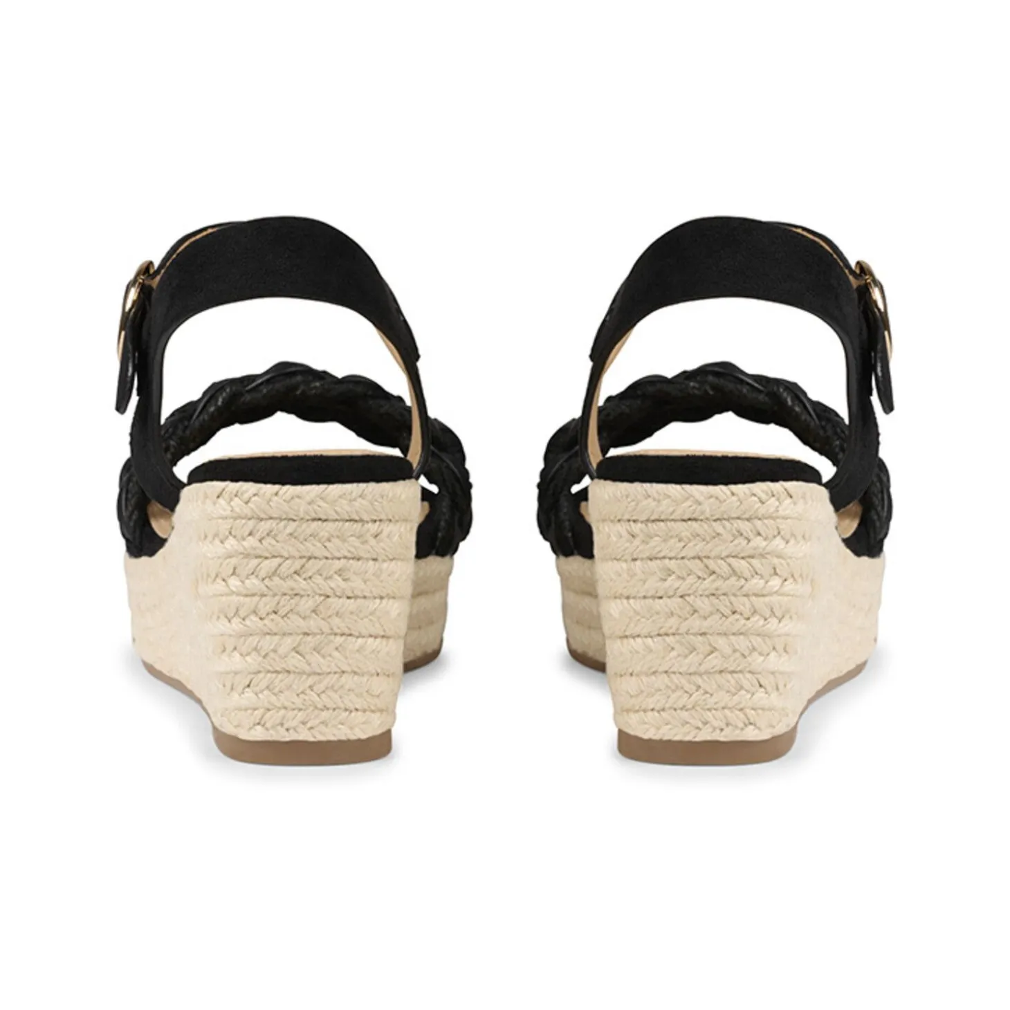Women Bullboxer Wedge Pumps*Wedge Sandal Black 268011F2T_Blcktd